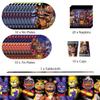 51 шт. Посуда Five Nights at Freddy's включает скатерти, тарелки, салфетки, чашки