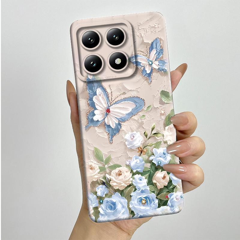 Чехол для телефона Xiaomi 14T Pro 14Tpro, мягкий силикон TPU, милый окрашенный корпус, с рисунком из мультфильма, ударопрочная защитная задняя крышка