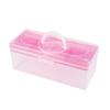 PINK SEWING BOX+ 2 THREAD RACKS (V) 06549