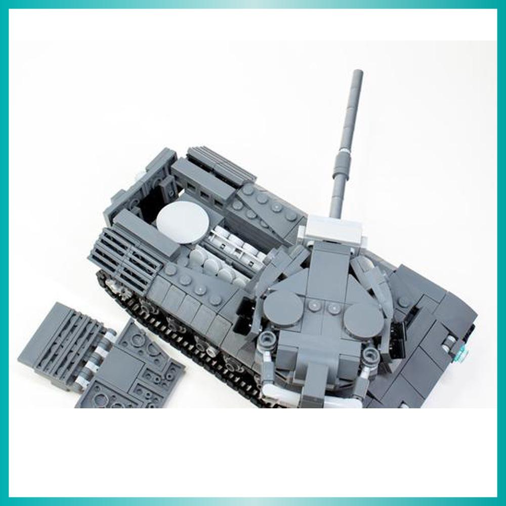 German Leopard 1 Main Battle Tank Building Block Wwi Wwii Armored Vehicle Assembly Toy Model Compatible Set
