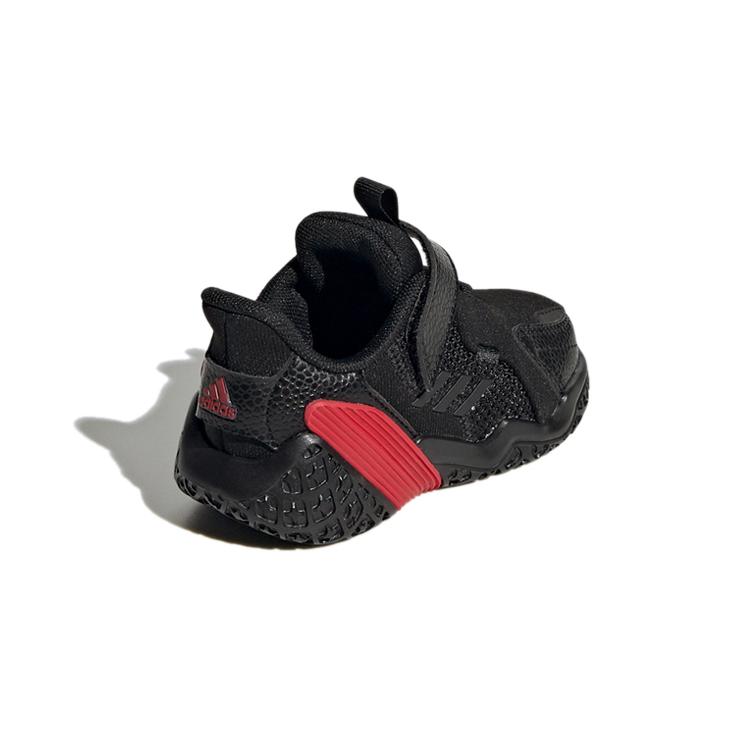 adidas 4Uture Износостойкие Низкие Детские Кроссовки Черные для Младенцев и Малышей G55307