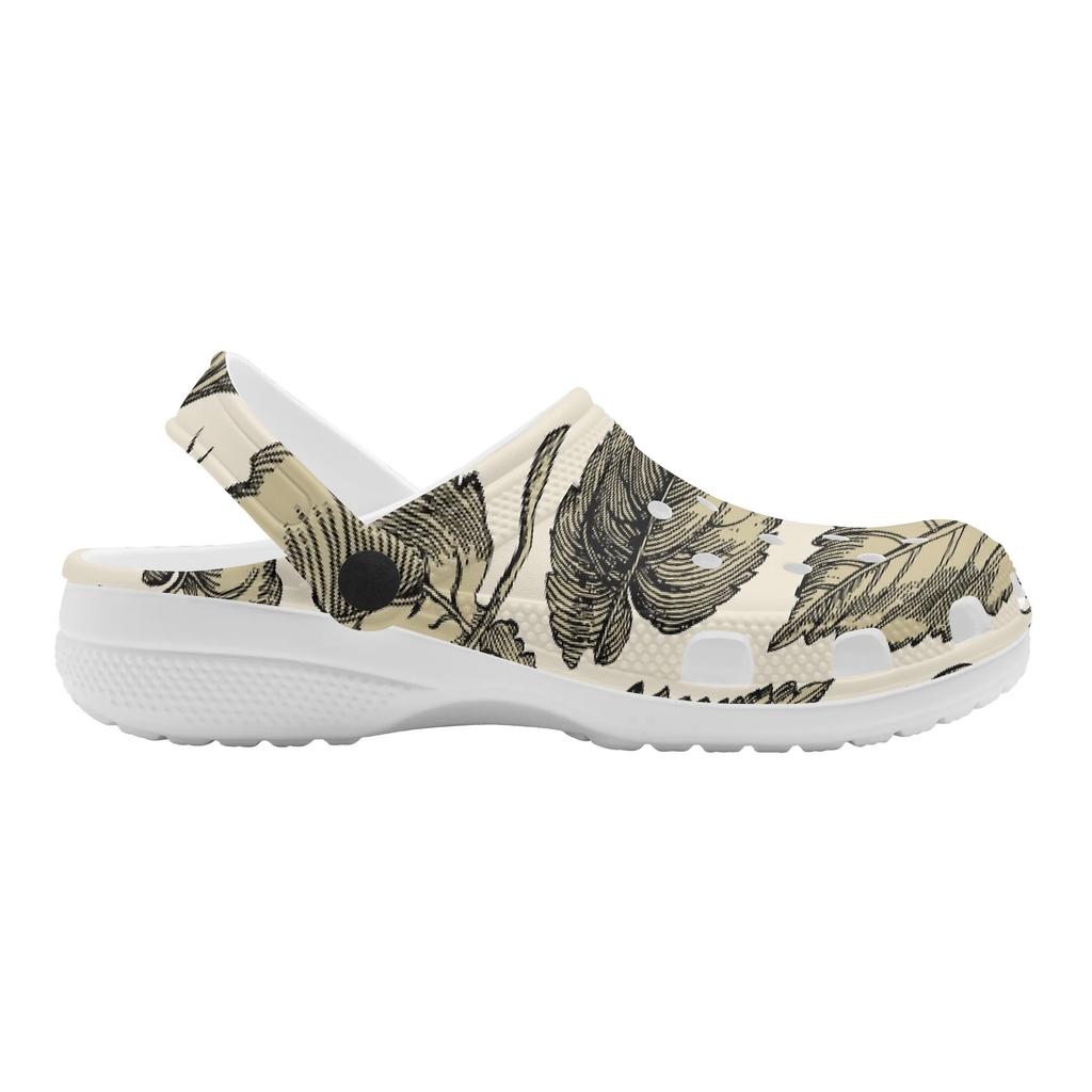 Unisex Pattern Printed EVA Clogs Quick Dry Easy Clean Slip On Garden Shoes Beach Pool Bathroom Home Daily Shoes Summer Daily Wear