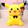 Creative New Large Bow Tie Pikachu Doll Plush Toy Sleeping Pillow Pokemon Girl Doll