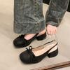 Fashion Summer Women Heel Sandals 2025 Butterfly Bow Sweet French High Heels Square Toe Outdoor Fashion Sandals Elegant Pumps Sandalias