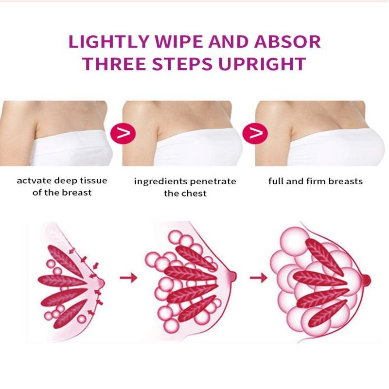 Breast Massage Oil, Warming Heating Massage Oil for Breast Tightening, Chest Care Essential Oil for Women