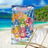 Custom Name Ultrasoft Beach Towel With Bear Themeideal For Pool Camping Diving Perfect Travel Essential Vibrant Beach Towel