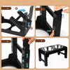 Double bowl on a stand that slows down eating FOR DOGS, adjustable 3in1