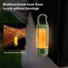 LED Camping Light with Hook 4 Modes Adjustable Waterproof Type-C Rechargeable Portable Outdoor Hiking Tent Hanging Lamp Emergency Lantern Flashlight