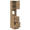 Kitchen Buffet with Drawers Artisan Oak 32 x 50 x 180 cm