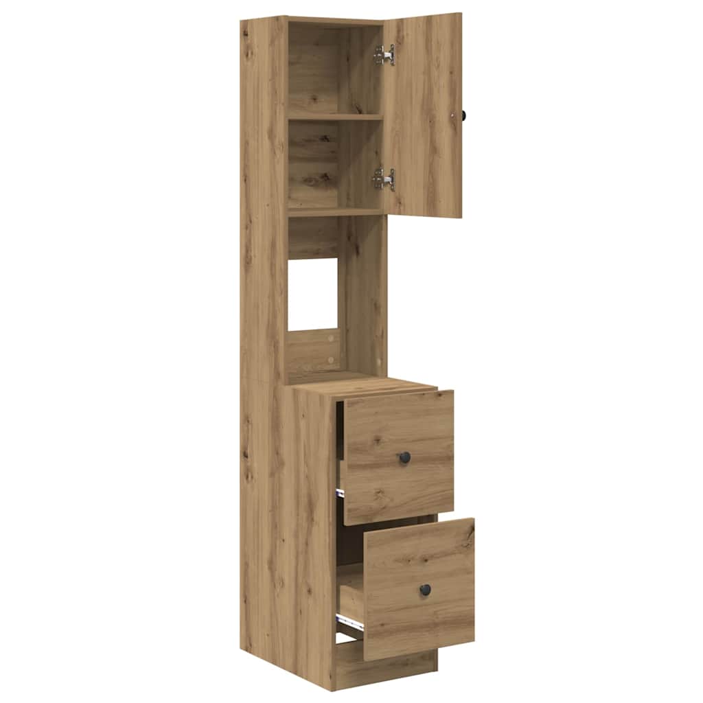 Kitchen Buffet with Drawers Artisan Oak 32 x 50 x 180 cm