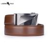 Высококачественный мужской ремень с автоматической пряжкой из натуральной коровьей кожи, простой, повседневный, деловой, универсальный ремень для брюк