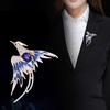 Brooch Pin Glitter Clothing Matching Fine Workmanship Fashion Phoenix Bird Corsage Brooch Women Jewelry