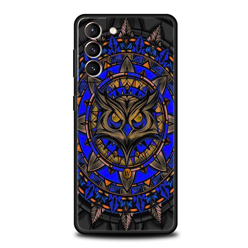 Подарки для девочек Милый чехол-сова для Samsung Galaxy S23 S22 Ultra S20 S21 FE 5G S10 S9 Plus S10E S8 S7 Edge Мягкий чехол с узором