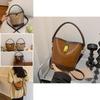 Модная женская сумка через плечо 2023 Новая Ретро Простая Сумка Кроссбоди Повседневный Уличный Стиль Трендовая Сумка-Ведро