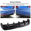 2024 New Durable 25"x 5" Universal Car Kit Rear Bumper Cover Trim Shark Fin Spoiler Lip Diffuser Automoble Bumper Protector