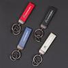 GESW6 Car KeyChain Leather Emblem Key Chain Buckle Key Ring For Citroen e-C3 e-C4 X C5X C3 C4 Cactus Picasso C-Crosser C6 C-Elysee C2
