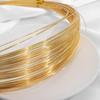 Copper Gold Plated Bare Wire For DIY Jewelry Findings Multi-layer Bangle Bracelet Making
