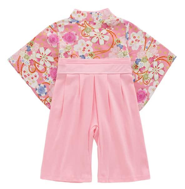Baby 100 Days Celebration Girls Costume Baby Hinamatsuri Peach Festival Celebration Romper Shrine Visit First Eating 100th Day Celebration First