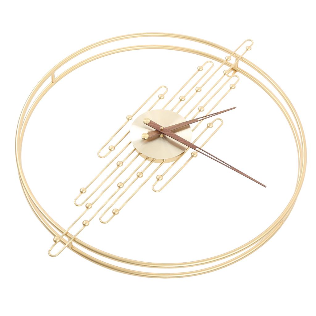 Wall Clock Unique Design Elegant Fashionable Hanging Clock Decoration with Premium Walnut Hands