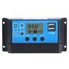 12V 24V 30A Solar Energy Charge Controller Automatic PWM LCD Dual USB Output Regulator