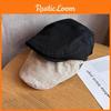 Vintage Korean Style Newsboy Hat With Short Brim For Spring And Fall Fashion