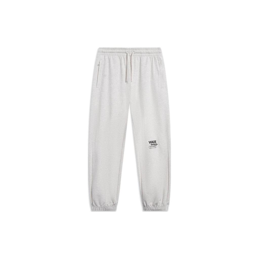 Li Ning Wade Collection Вязаные спортивные штаны Мужские Серые AKLT305-5