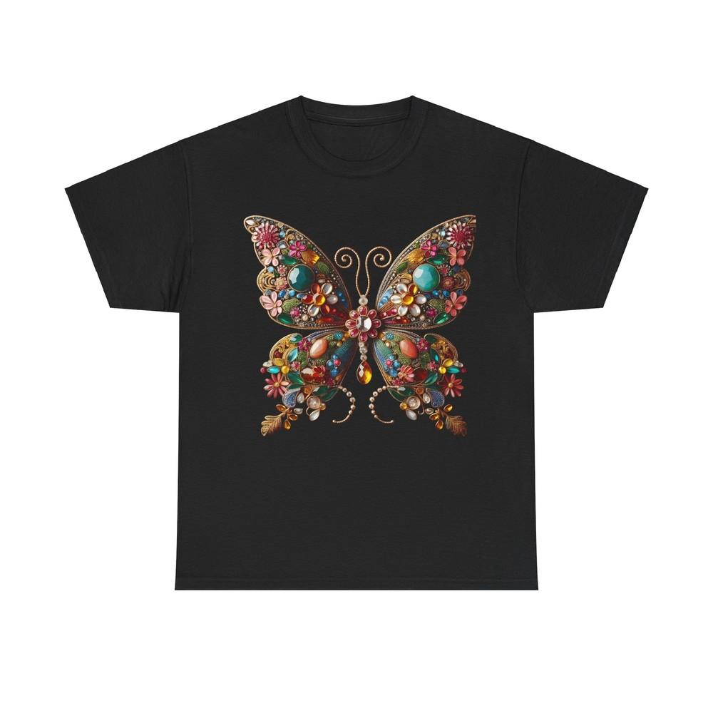 Enchanting Butterfly Brooch Unisex T Shirt Graphic Tee T Shirt Unisex Unisex T-Shirt