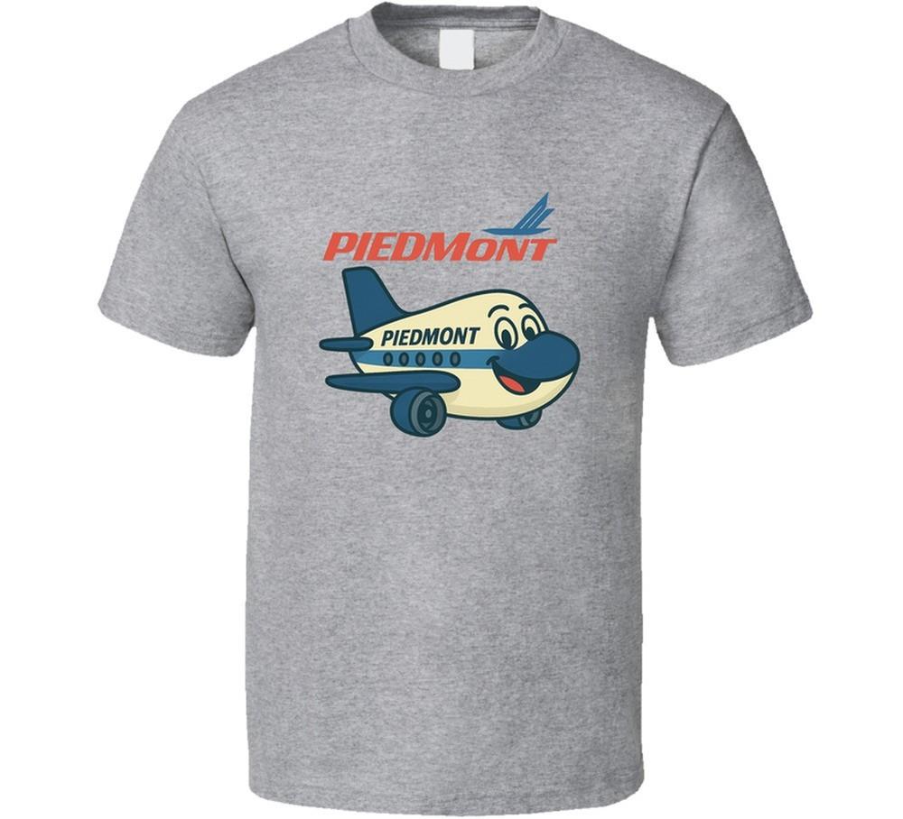Piedmont Airlines Cartoon Airplane Defunked Airline Retro Logo T Shirt Unisex T-Shirt