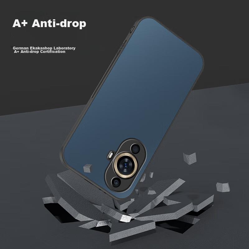 HotFire Phone Case for Huawei Nova 11 Pro And Huawei Nova 11 Ultra, Frosted Full Coverage Ultra-Thin Shockproof Anti-Fingerprint - Graphite Black
