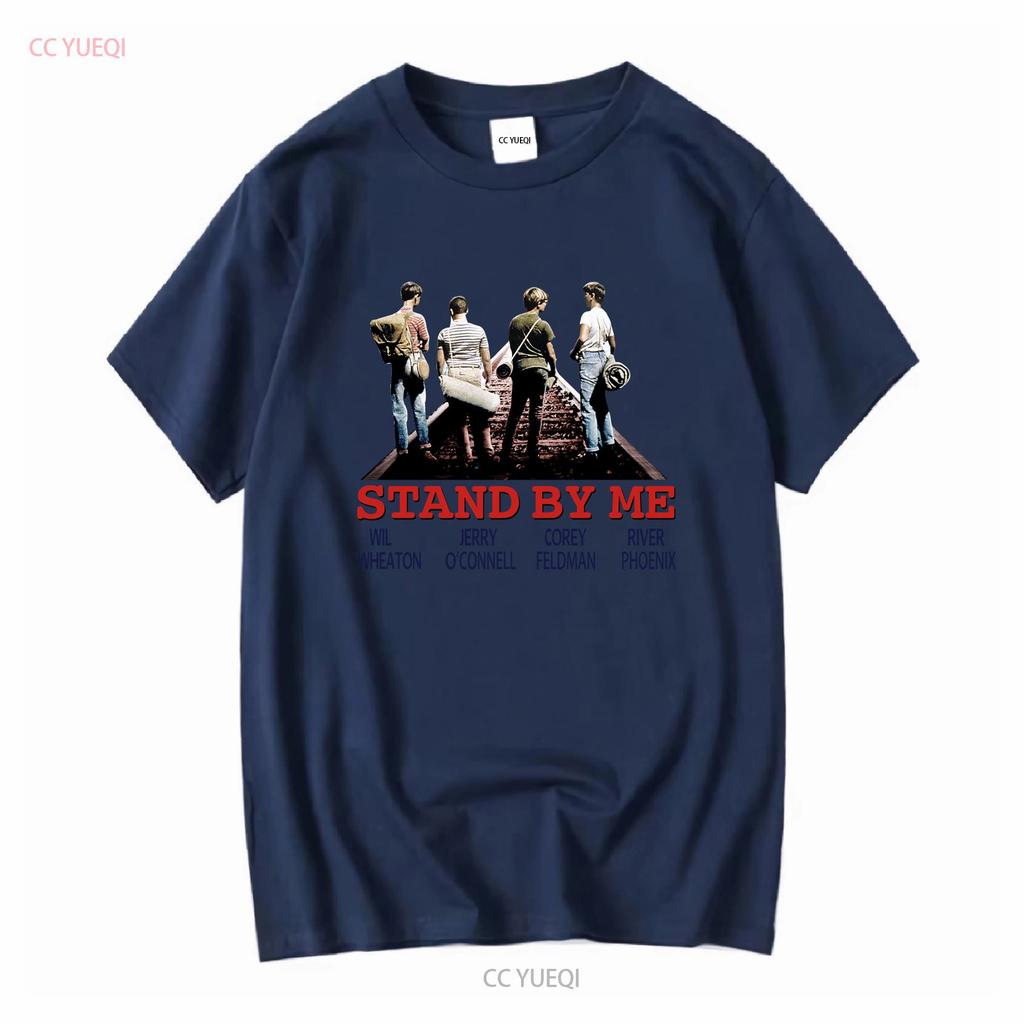 Stand By Me T Shirt B87 Classic Comedy Movie Poster Retro Cool Top Vintage Washed Fashion Designer Clothes Stylish Breathable