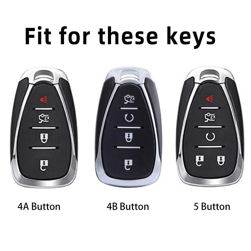 Для Chevrolet Chevy Malibu Camaro Cruze Traverse Sonic Volt Bolt Equinox 4/5 кнопок чехол для автомобильного ключа чехол-брелок для ключей