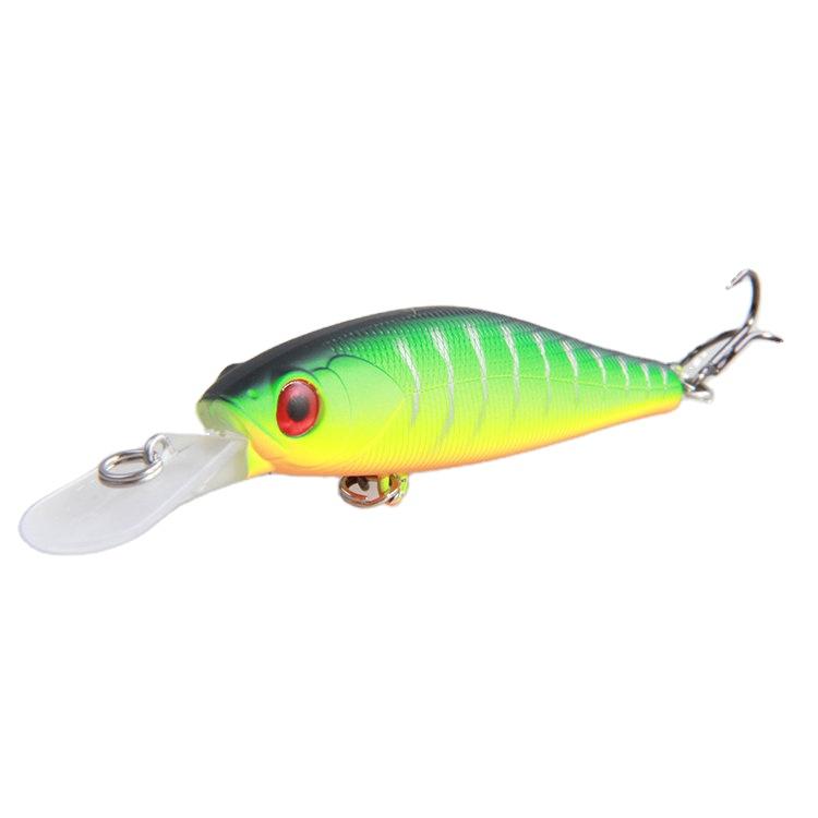new arrival CHINA fishing lure minnow artificial fishing lure 75mm 7.8g with 3d eyes minnow lure promotion