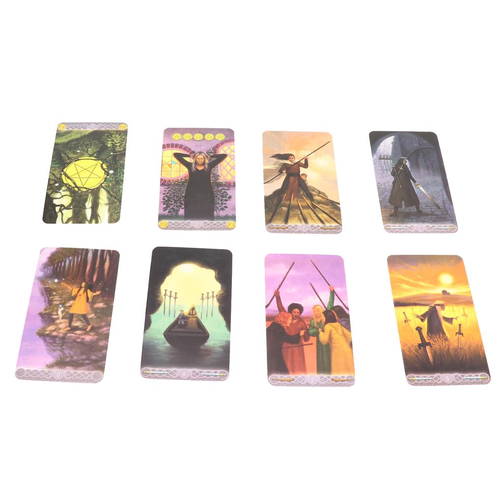 Tarot Divination Cards Family Interactive Board Game Copper Printing Paper Playing CardsTarot Card