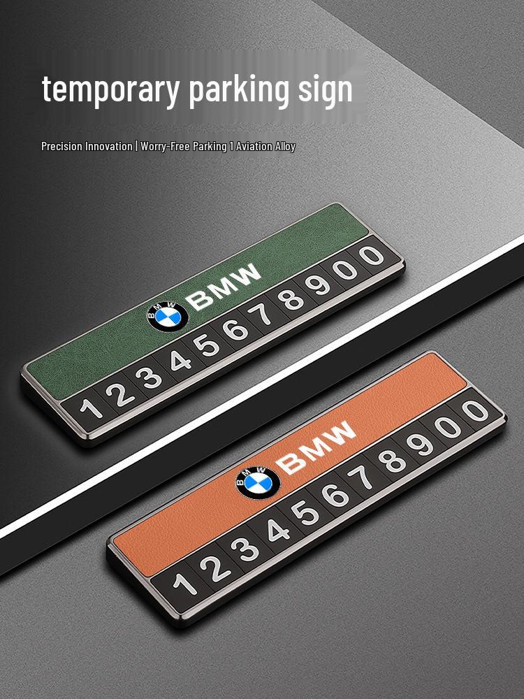 Временная парковочная номерная табличка для телефона BMW для перемещения автомобиля