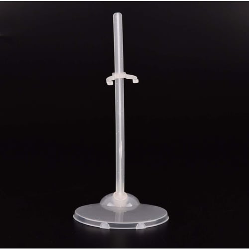 heizi Doll Stands, Set of 10, Licca-chan Stands, Nendoroid Jenny-chan 1/6 Scale Doll Figure (Clear)
