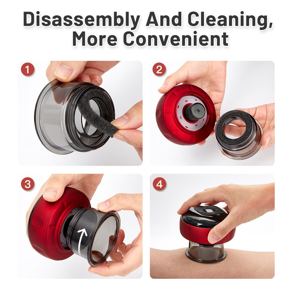 Electric Vacuum Cupping Massage Body Cups Anti-Cellulite Therapy Massager for Body Electric Guasha Scraping Fat Burning Slimming