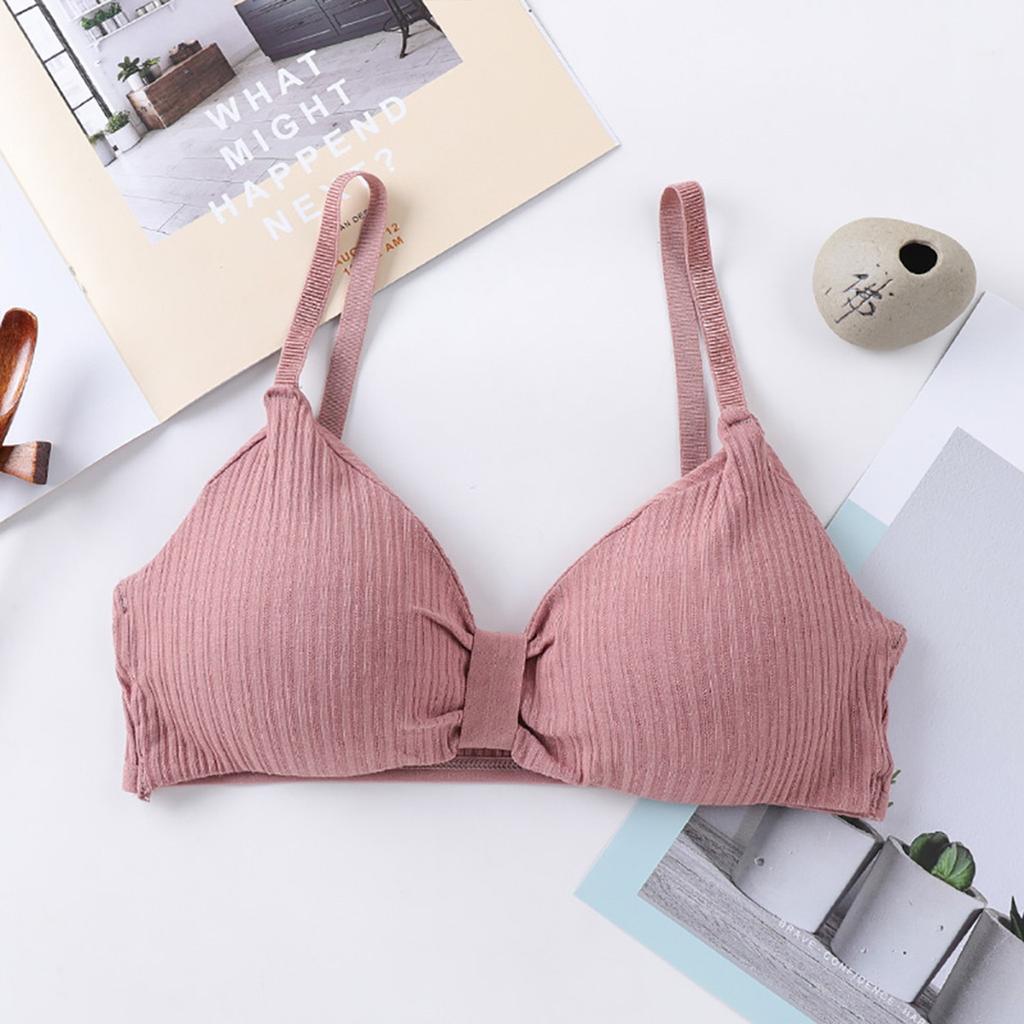 Women Sexy Bra Solid Vest Camisole Breathable Push Up Top Underwear