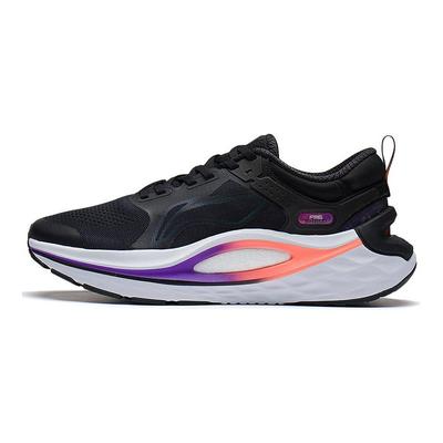 Li Ning Furious Rider 6.0 Нескользящая и дышащая поддержка Отскок Низкие Беговые кроссовки Мужские Черные ARZS009-1