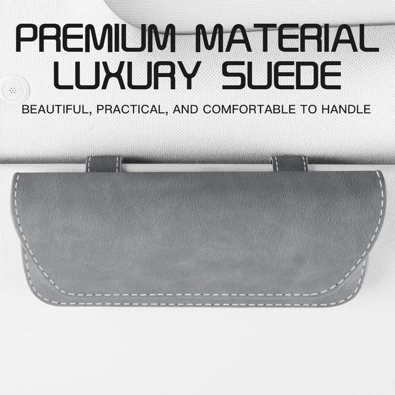 Car Universal Eyeglasses Case Sun Visor Eyeglasses Case For glasses Small Cards And Other Items  accessories