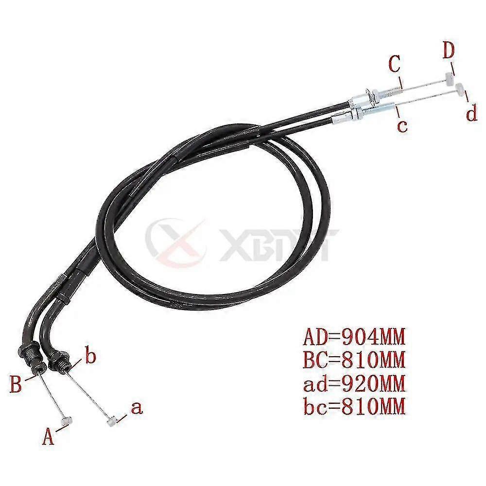 Motorcycle Throttle Cable For Honda Hornet CB600F 1998 1999 2000 2001 2002 CB900F 919 2002 2003 2004 2005 2006 2007 2008-hy 25-26s