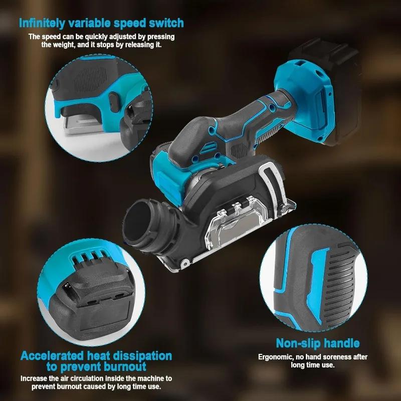 3-дюймовая электрическая угловая шлифовальная машина для Makita Для DeWalt 18V 20V Литиевая батарея Режущая циркулярная пила Машина Режущий инструмент