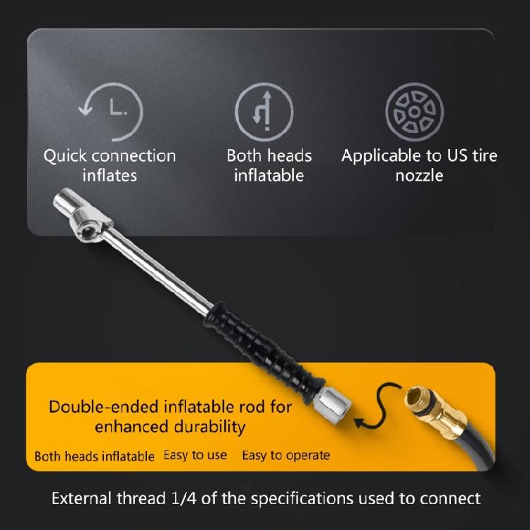 Автомобиль Грузовик Автобус Тракторы Клапан спускания Двойной Воздушный Накачиватель Шины Наконечник Накачиватель Шины Стержень