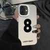 Новый счастливый номер подходит для чехла для мобильного телефона iphone16 Apple 15promax/14 противоударный 13pro12 Европа и Америка