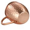 Кружки Moscow Mule PURE Copper объемом 540 мл с кованой отделкой и прочной заклепочной ручкой, вмещают 18 унций