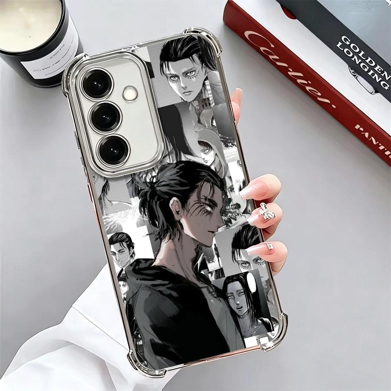 A-Атака Титанов Аниме Покрытие Чехол Для Телефона Для Samsung A17 A07 A37 A57 A16 A56 A15 A55 A14 A54 A13 A53 A26 A36 A25 A35 A24 A34