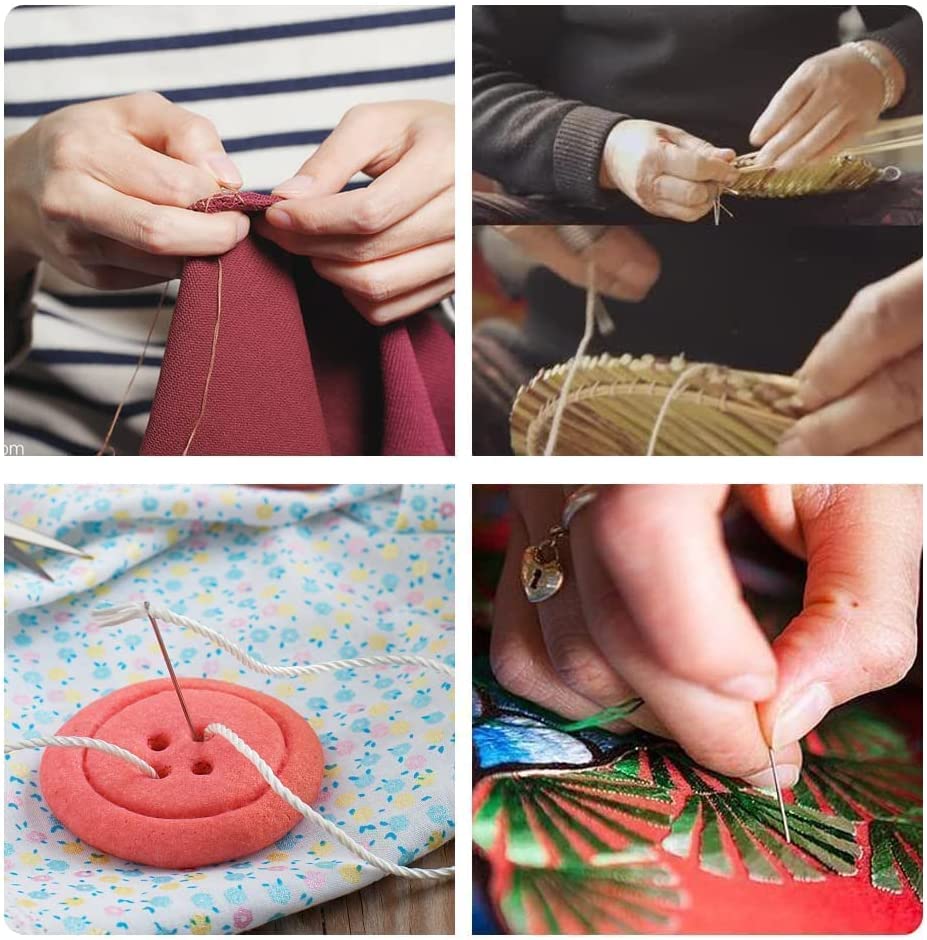 12/36 шт. Швейные иглы разных размеров с боковым ушком из нержавеющей стали для штопки, шитья, бытовые ручные инструменты, швейные инструменты и аксессуары