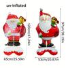1PC New Style Card Suit Christmas Santa Claus Holiday Atmosphere Large Size Party Decoration