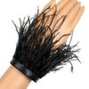 New Fairy Feather Ring Bracelet Ostrich Feather Feather Wrist Flower Ornaments Toys Stage Performance Tools