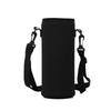 610-1500 ML Water Bottle Cover Bag Pouch Strap Neoprene Water Pouch Holder Shoulder Strap Black Bottle Carrier Insulated Bag