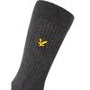 Lyle & Scott Mens Plain Socks (Pack of 3)
